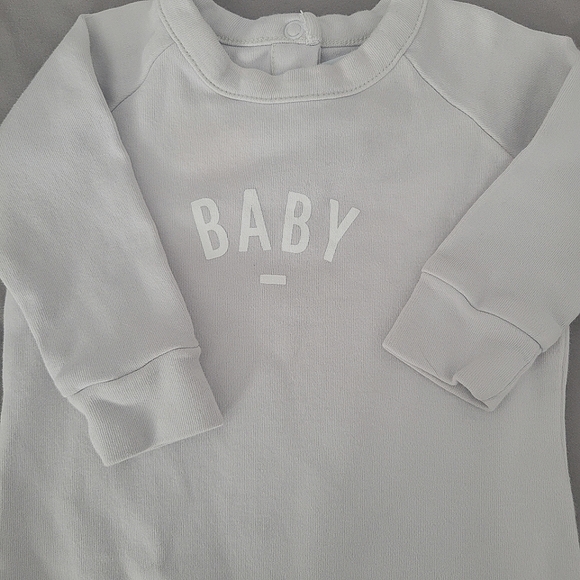 Bob & Blossom UK BABY onesie bodysuit grey - Picture 2 of 2